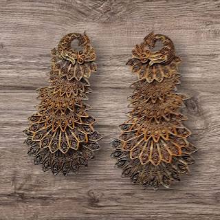 REGAL CASCADE STATEMENT EARRINGS
