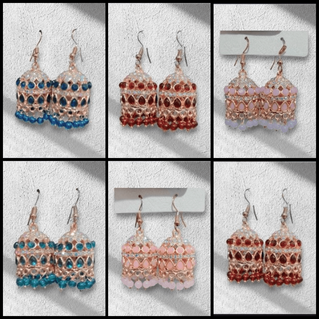 ELEGANT TRADITIONAL JHUMKA EARRINGS AVAILABLE