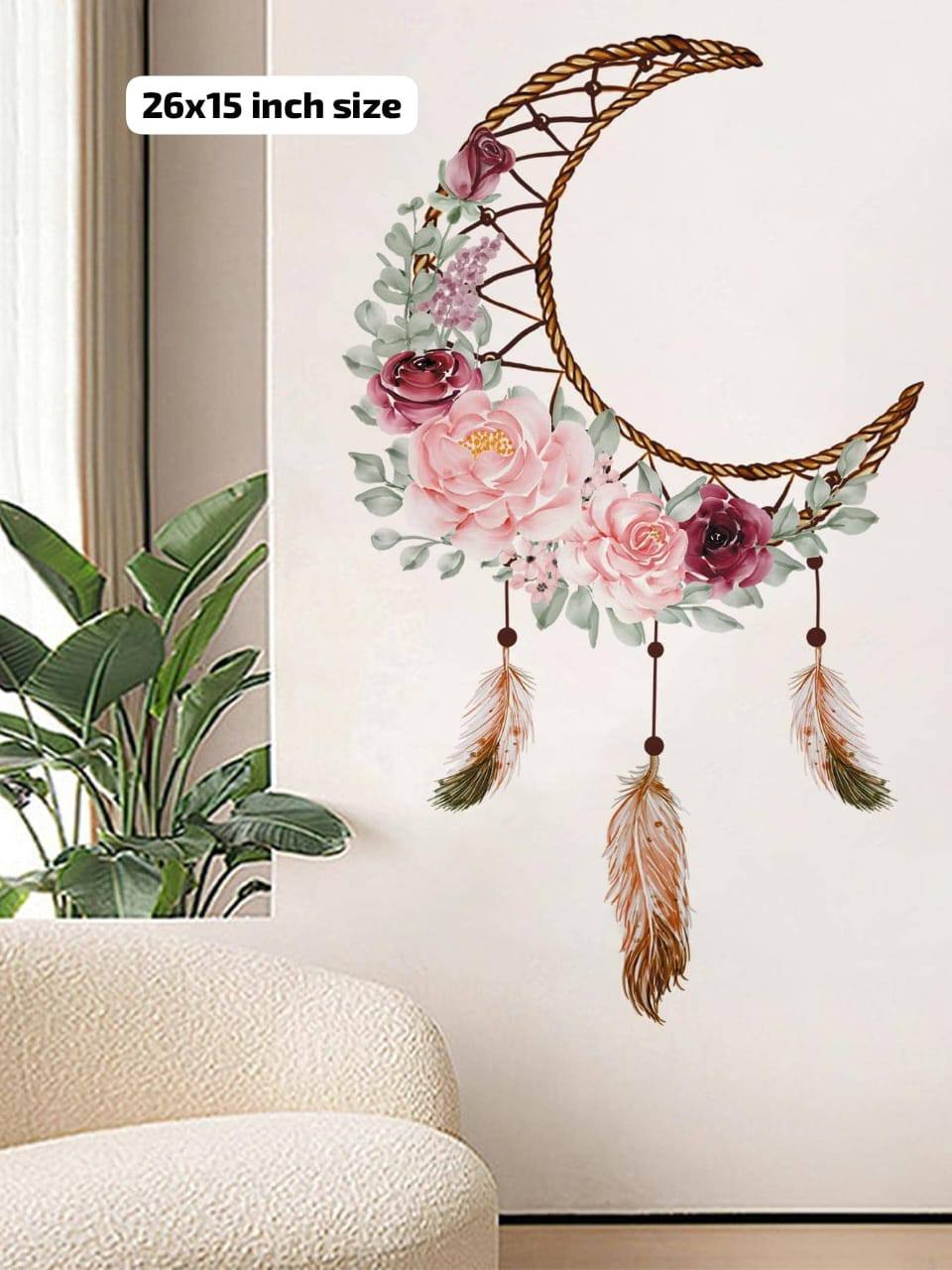 FLORAL DESIGN WALL STICKERS