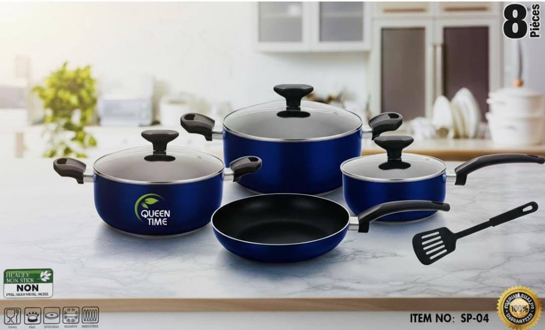 8PCS NON-STICK COOKWARE SET