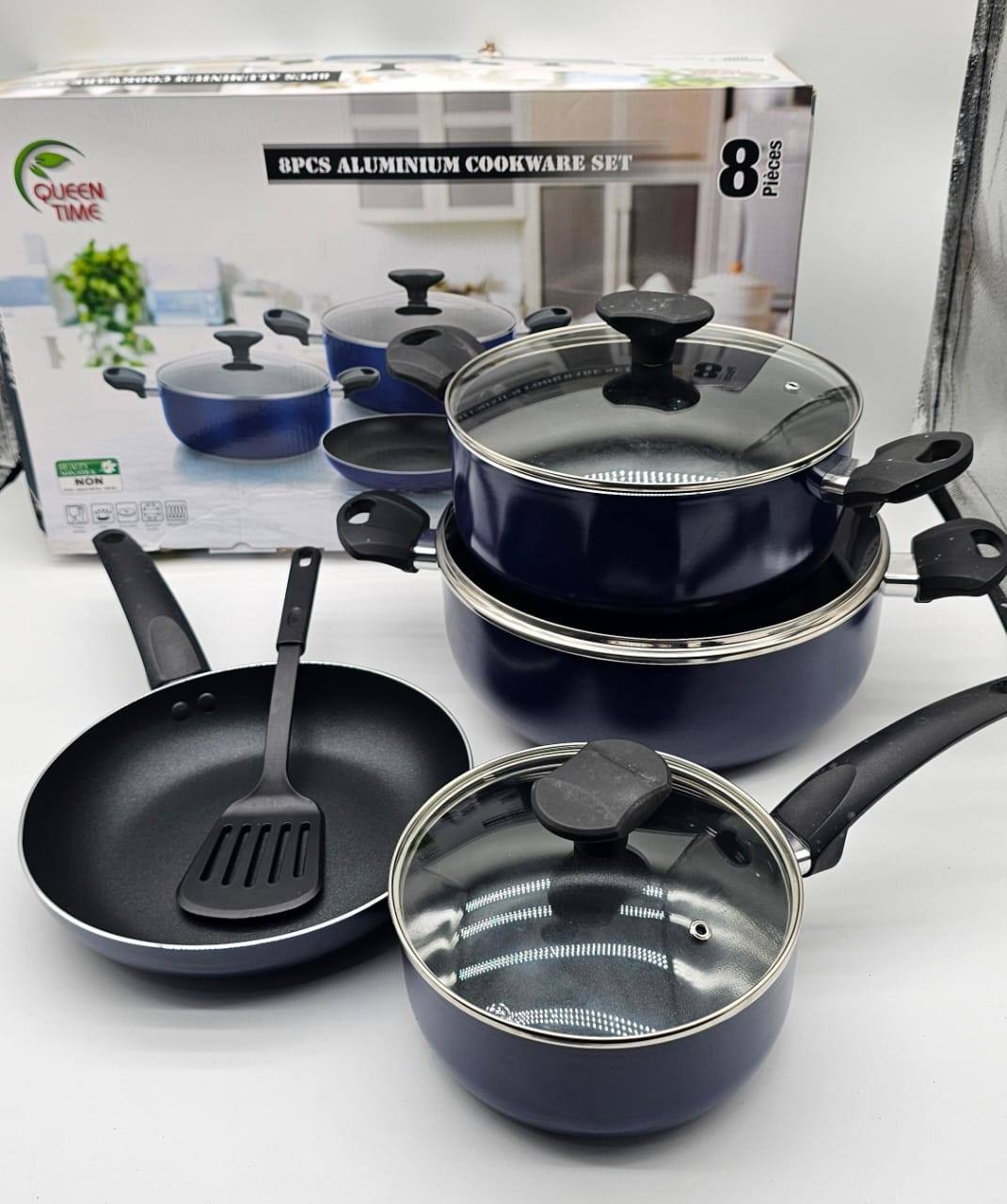 8PCS NON-STICK COOKWARE SET AVAILABLE