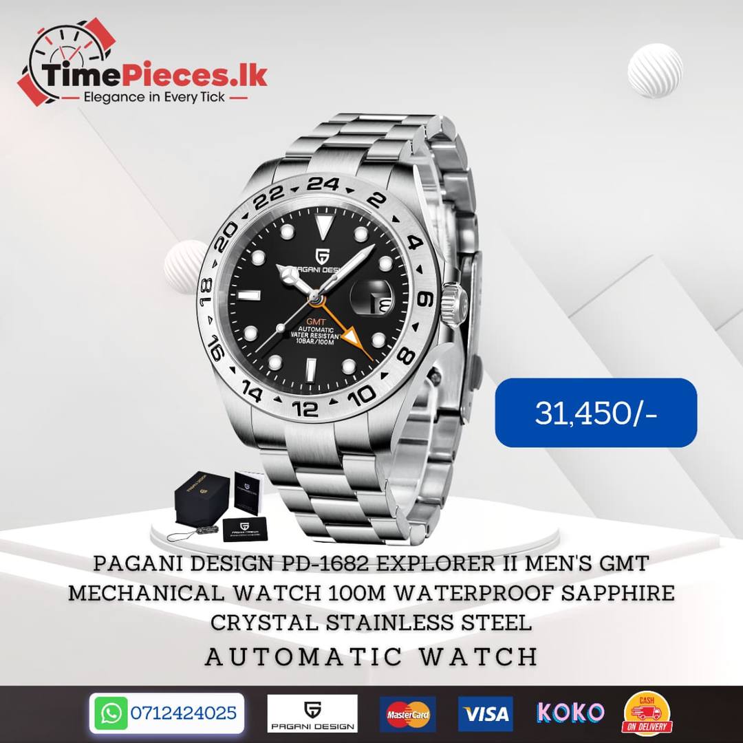 PAGANI DESIGN PD-1682 EXPLORER II MEN'S GMT MECHANICAL WATCH