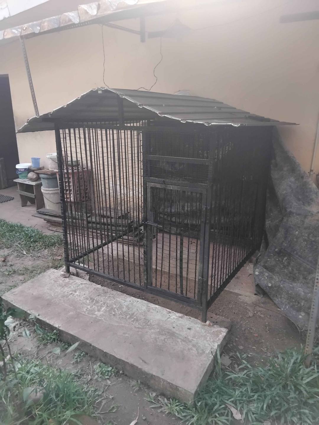 STEEL BIG DOG CAGE