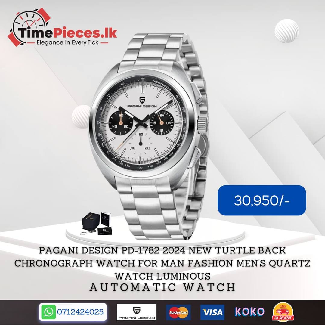 PAGANI DESIGN PD-1782 2024 NEW TURTLE BACK CHRONOGRAPH WATCH