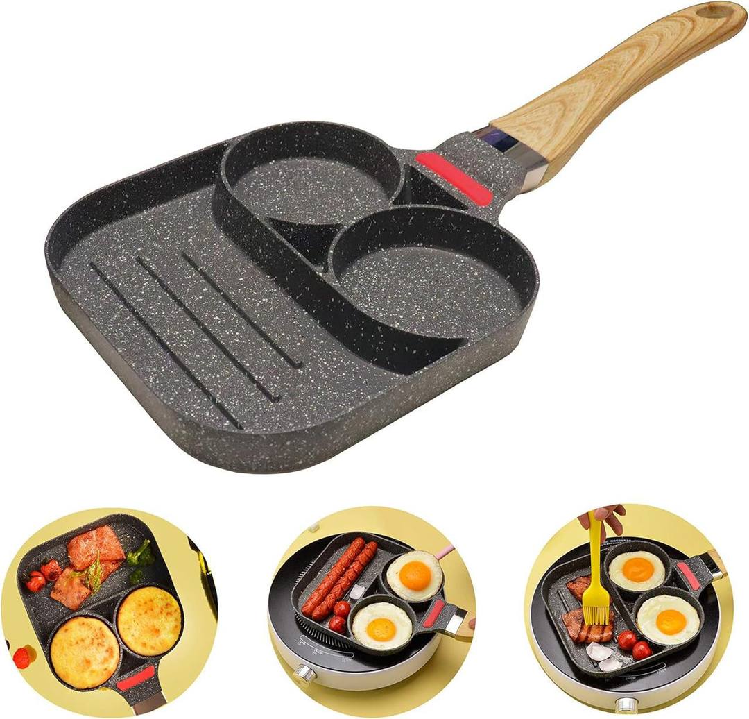 3-HOLE NON-STICK PAN