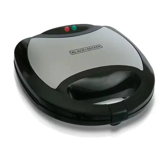 BLACK+DECKER 2 SLICE – SANDWICH MAKER (FIXED PLATE) – TS2000-B5