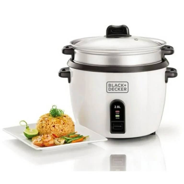 BLACK+DECKER 2.8L NON-STICK RICE COOKER WITH GLASS LID – RC2850-B5