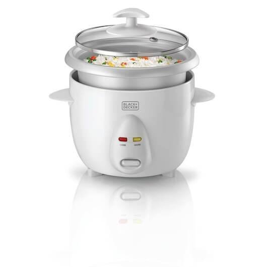 BLACK AND DECKER 0.6L AUTOMATIC RICE COOKER WITH GLASS LID RC650-B5