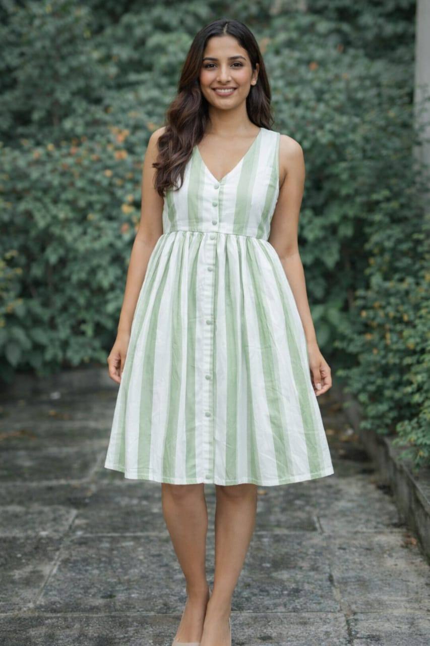 STYLISH TWO TONE SHORT FROCK FOR SALE