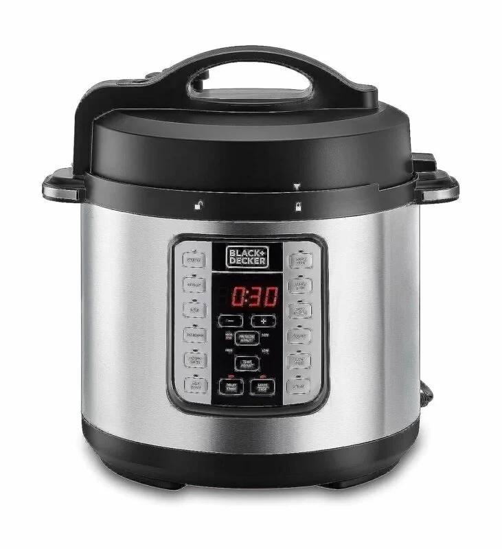 BLACK+DECKER 1000W 6L ELECTRIC PRESSURE COOKER 7IN1 – PCP1000