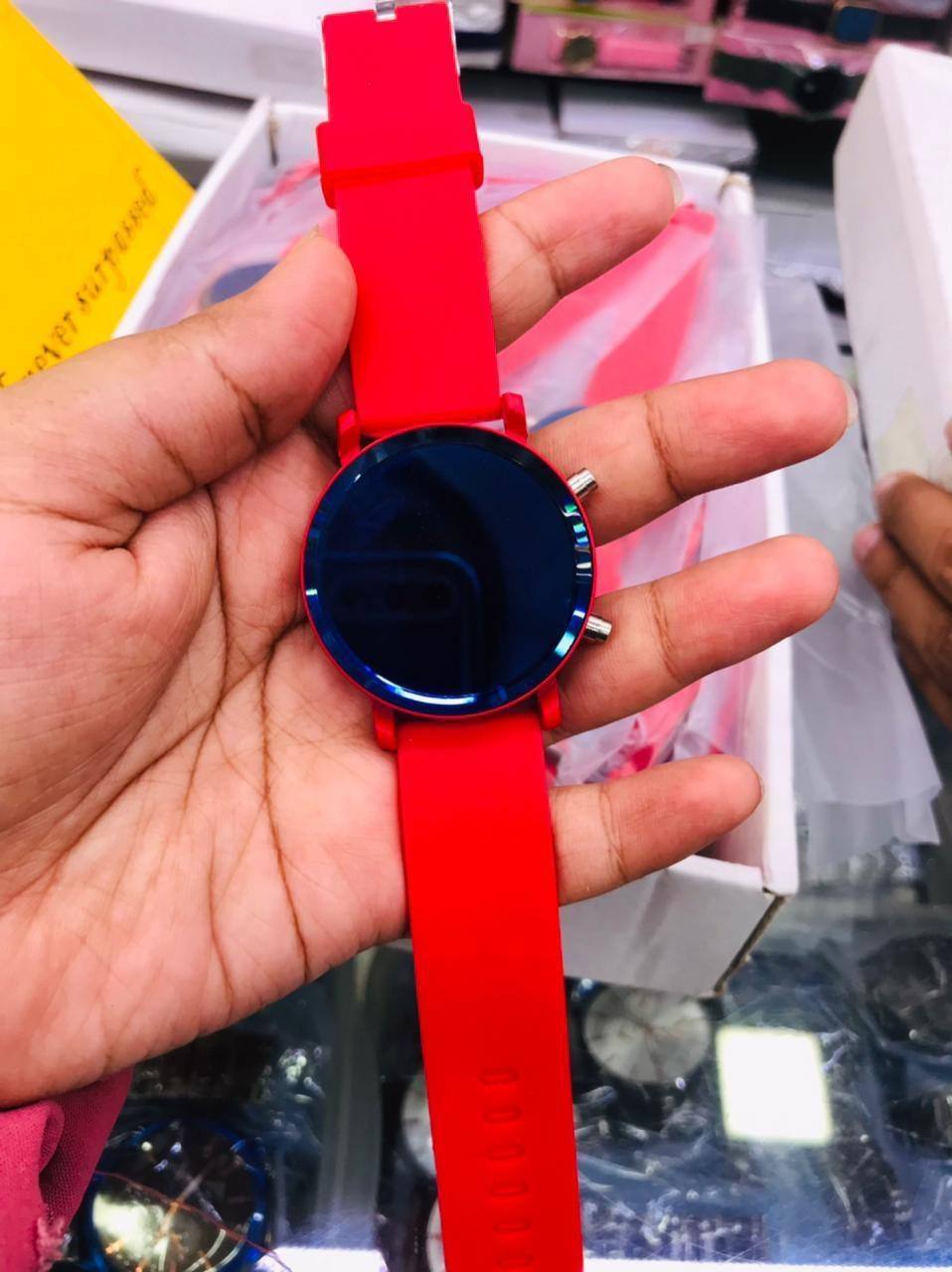 RED COLOR UNISEX LED WATCH