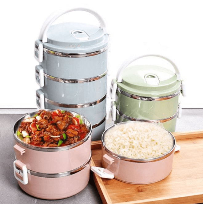 4LAYER STEEL LUNCH BOX