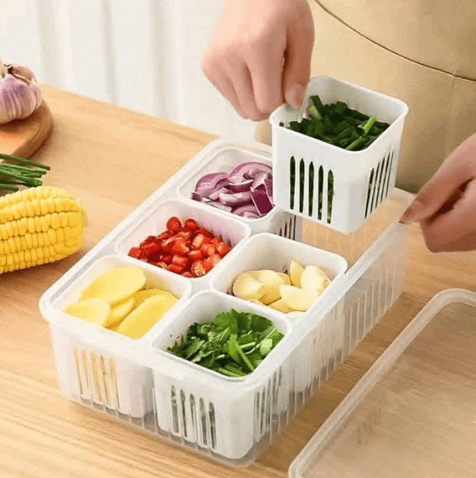 6 HOLE FRIDGE CONTAINER