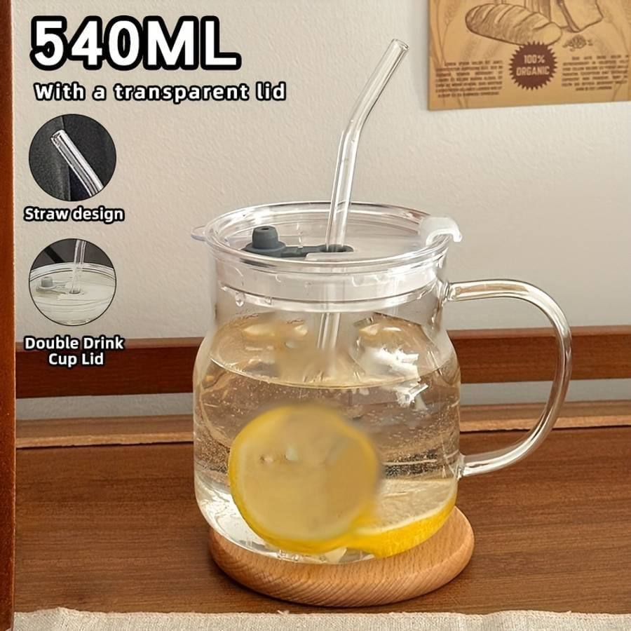 STRAW JAR WITH HANDLE – 540ML