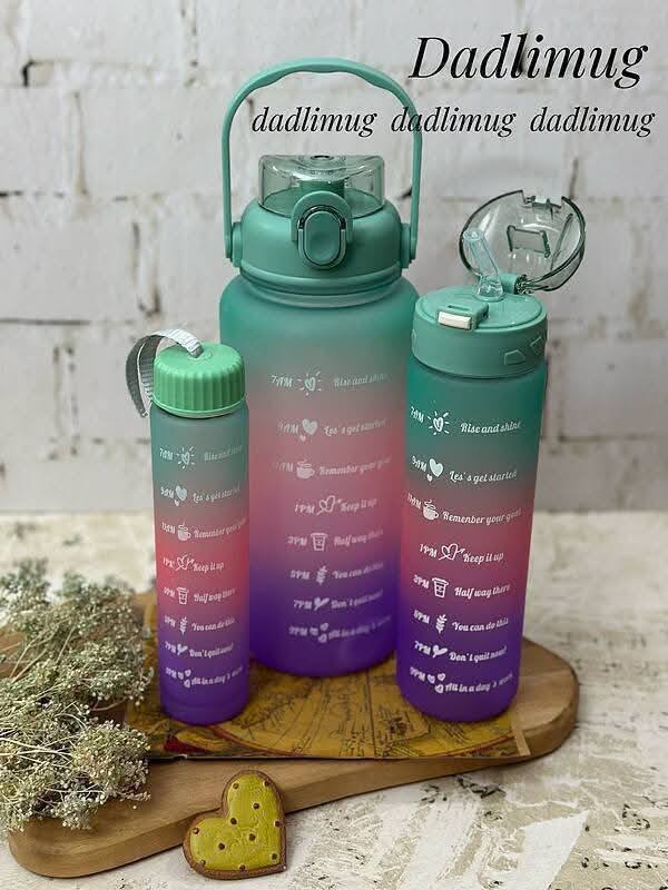 3 IN 1 A GRADE WATER BOTTLE SET