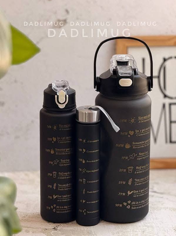 3 IN 1 A GRADE WATER BOTTLE SET