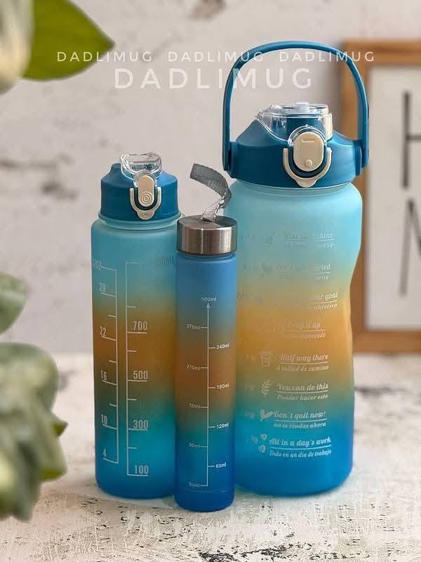 3 IN 1 A GRADE WATER BOTTLE SET