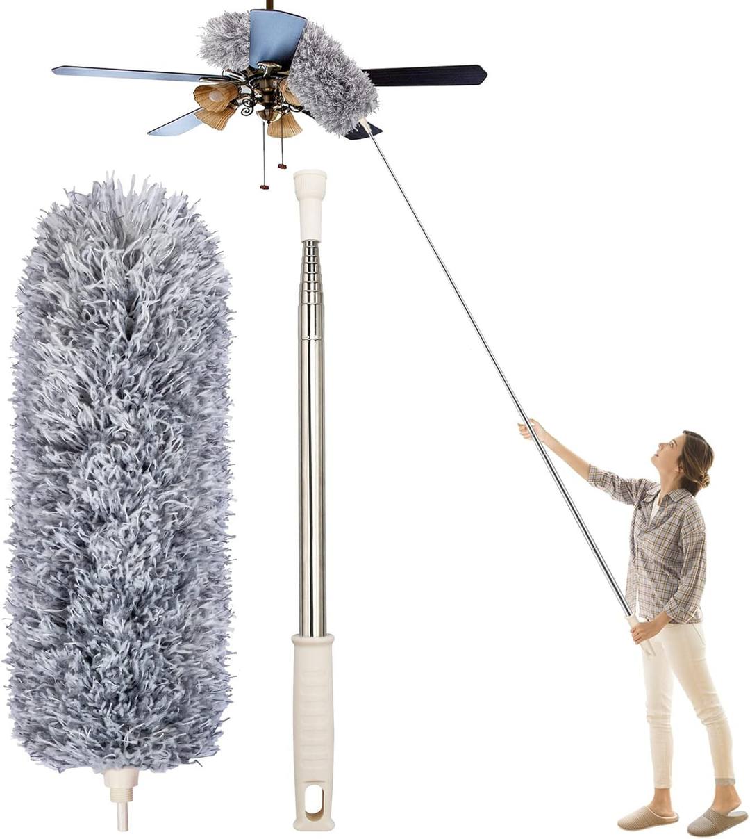 TELESCOPIC DUSTER 2.5M LONG HANDLE