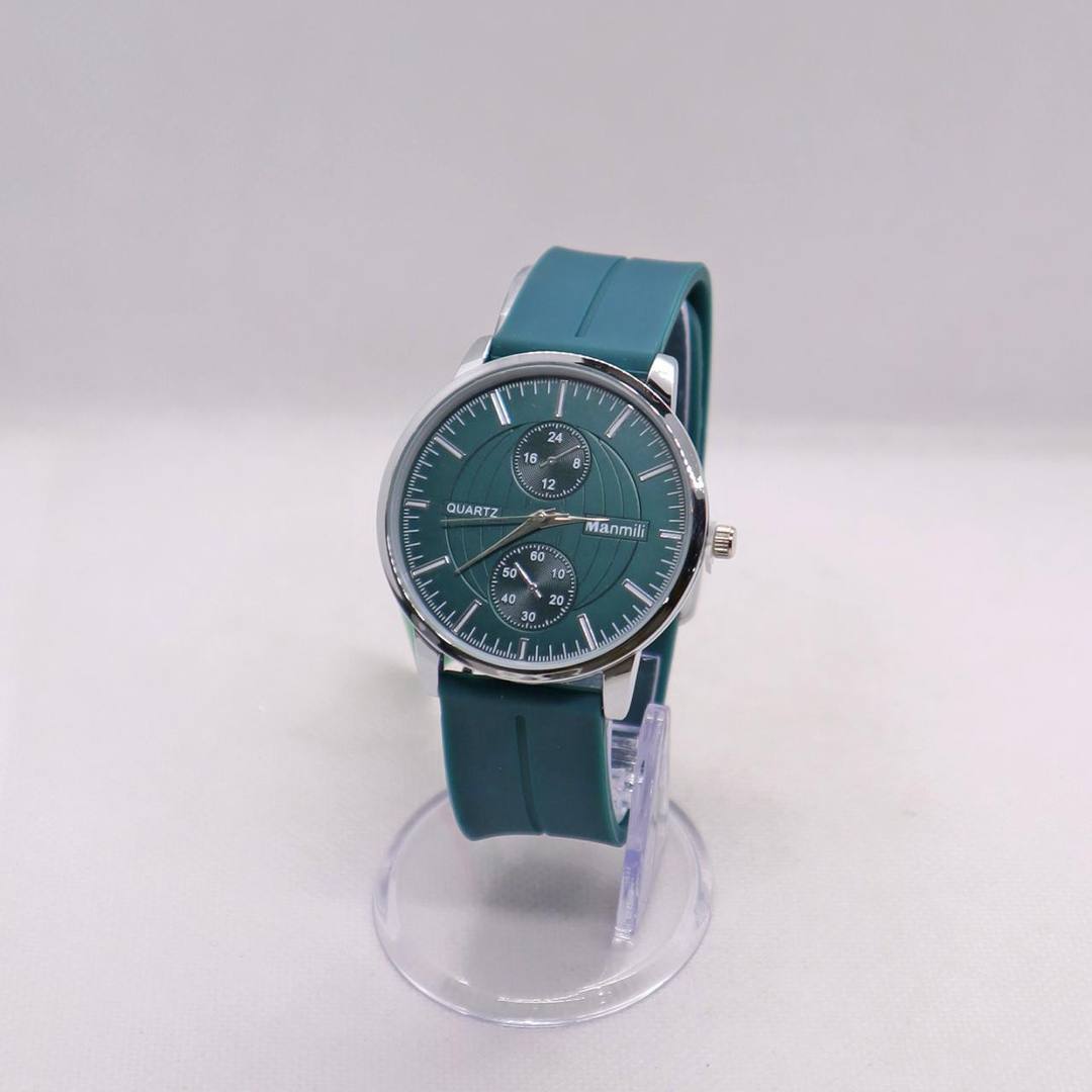 MANMILI BRAND MAGNET LOCK RUBBER STRAP WATCHES FOR MEN