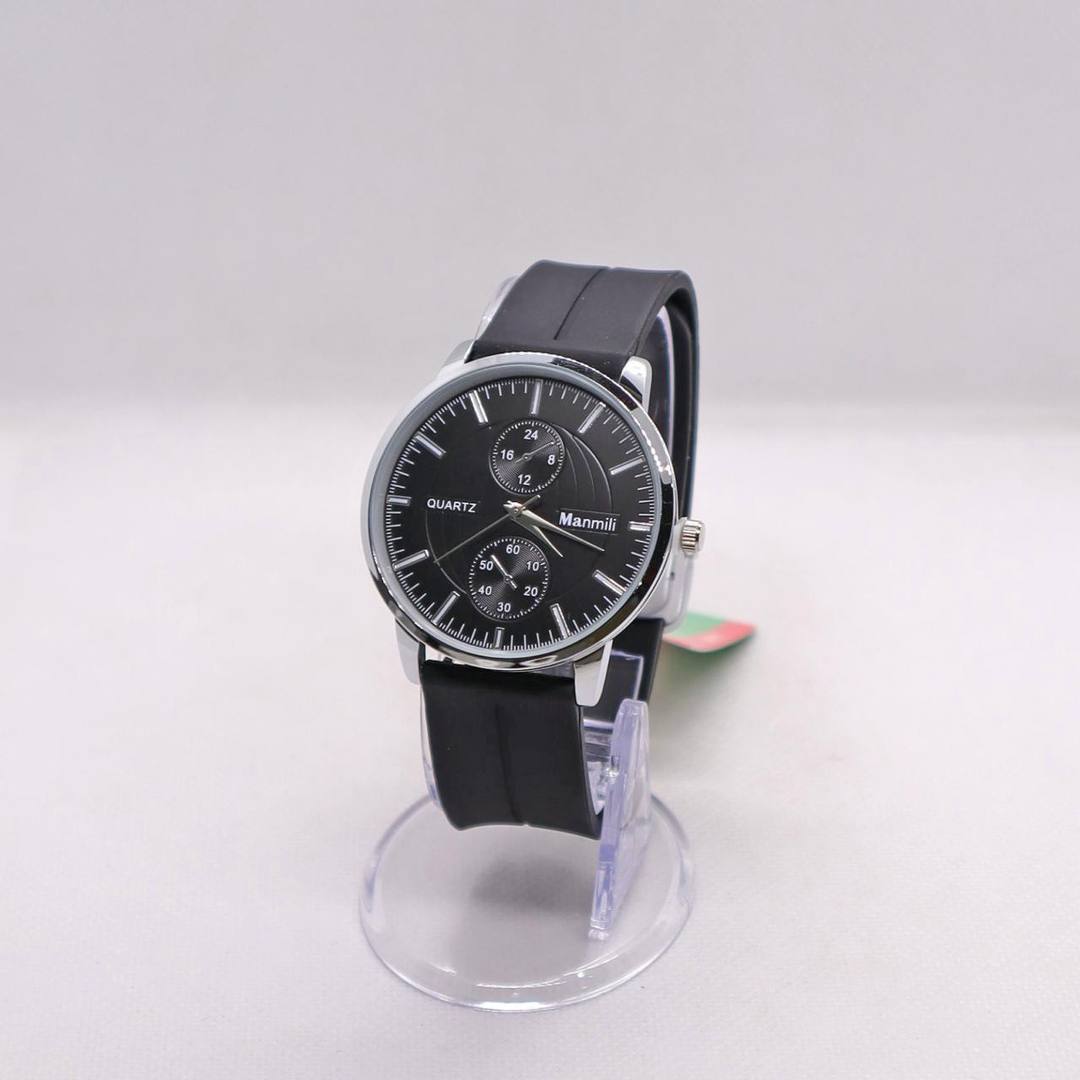 MANMILI BRAND MAGNET LOCK RUBBER STRAP WATCHES FOR MEN