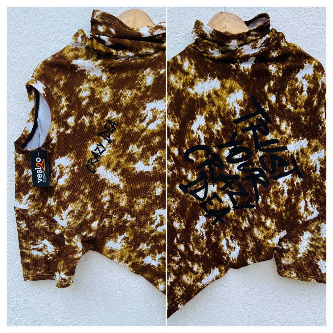 NEW ACID WASH BACK PRINT T-SHIRT