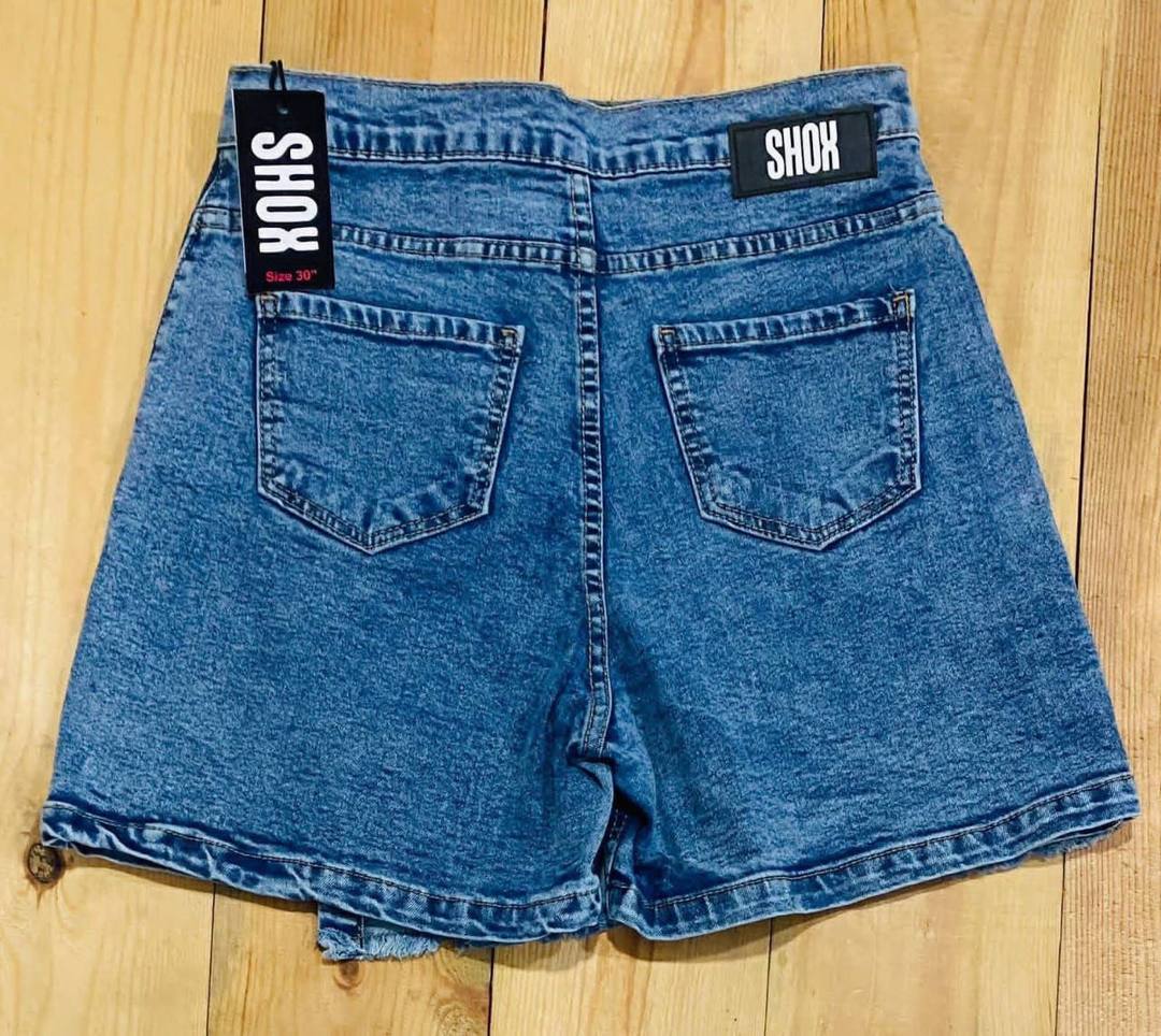 LADIES DENIM SHORT SKIRT