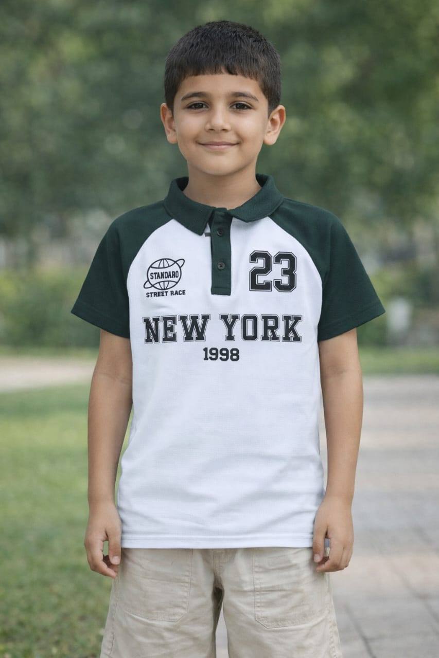 KIDS RAGLAN COLLAR T-SHIRTS