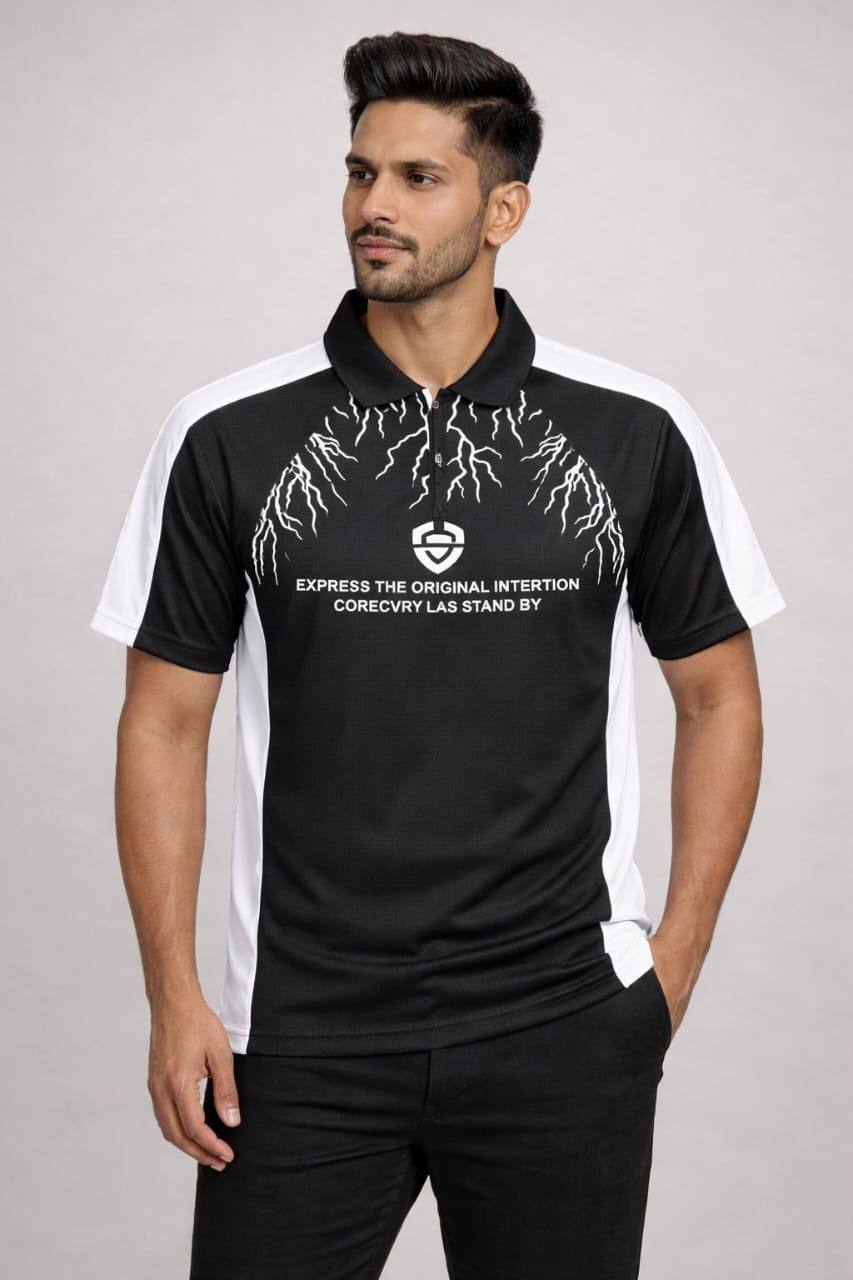 TRENDING POPCORN COLLAR T-SHIRT