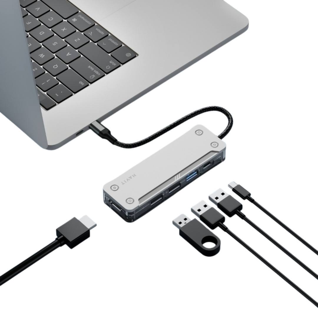 HAVIT HB4020 USB C TO HUB 5 IN 1 HUB