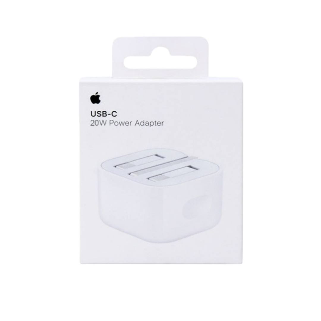 APPLE 20W USB C POWER ADAPTER CHARGER (WHITE)