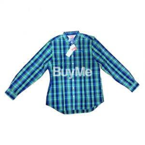 PUMA MENS BRANDED LONG SLEEVE CHECKED SHIRT