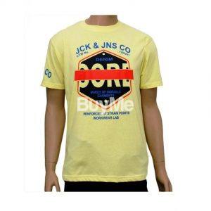 CORE BY JACK & JONES MENS T SHIRT – YELLOW - SALE