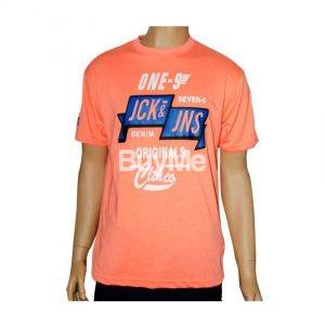 ORIGINALS BY JACK & JONES MEN’S T SHIRT – SALMON PINK - SALE