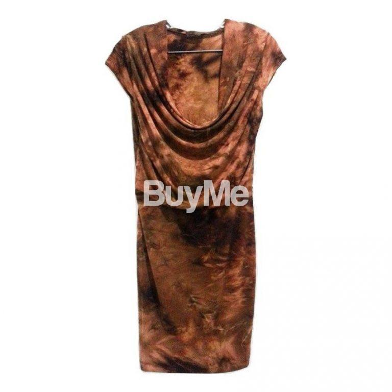 EVENING PARTY DRESS - BROWN - SALE