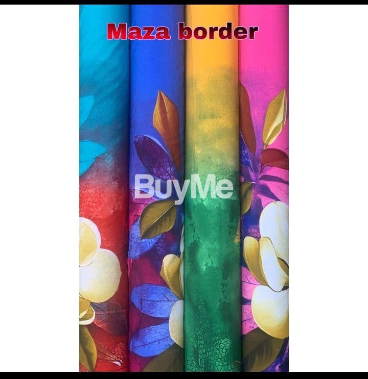 Maza Border Dress Material