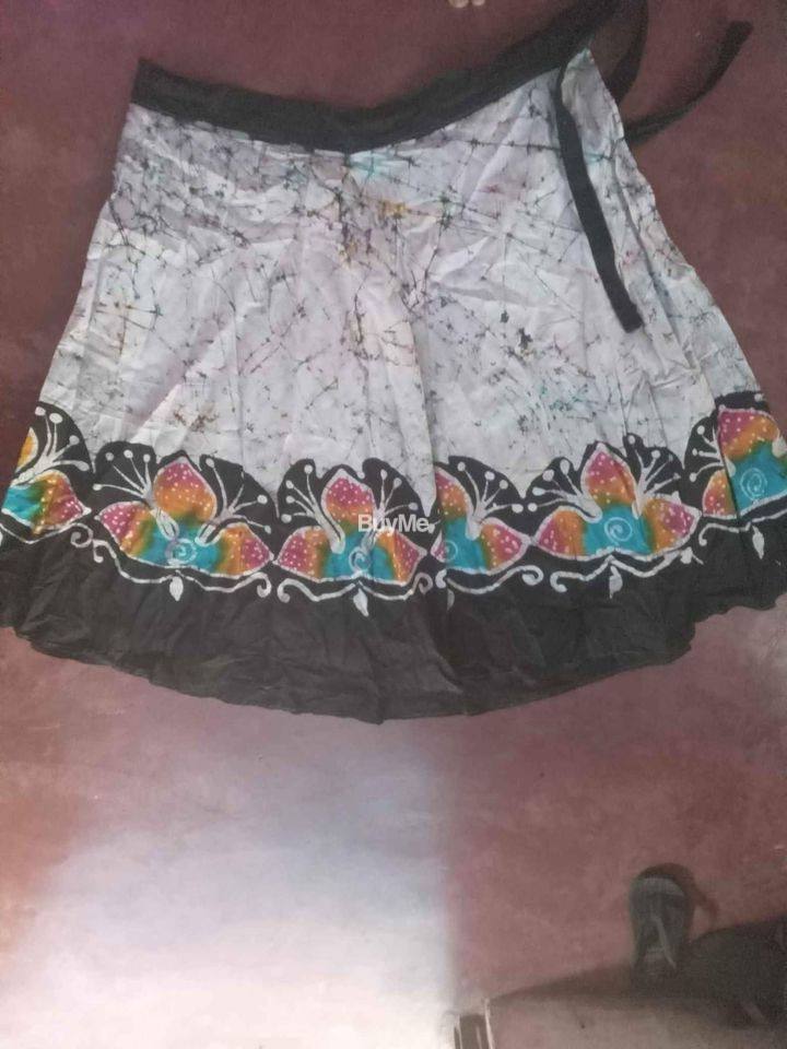 BATIK WRAPAROUND SKIRT