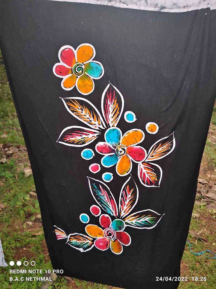 BATHIK DRESS( FLOWER DESIGN)