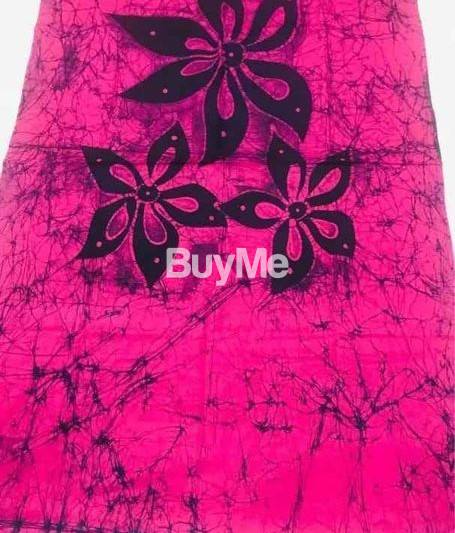BATHIK VOIL DRESS - PINK