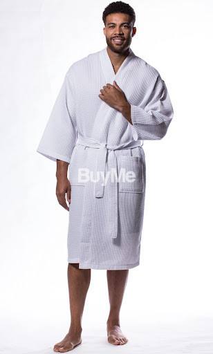 MICRO WAFFLE BATHROBE