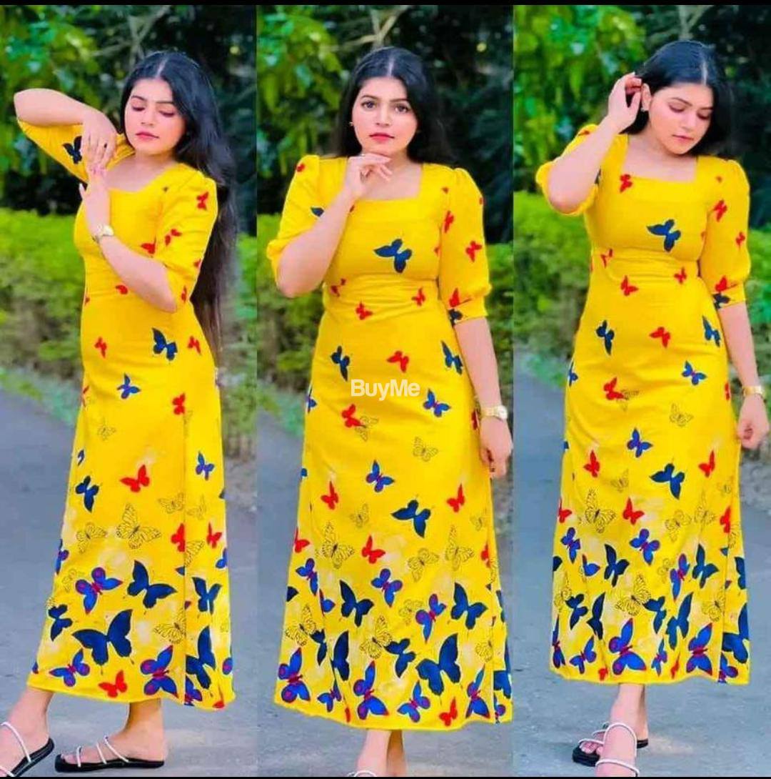 BUTTERFLY FROCK FOR LADIES
