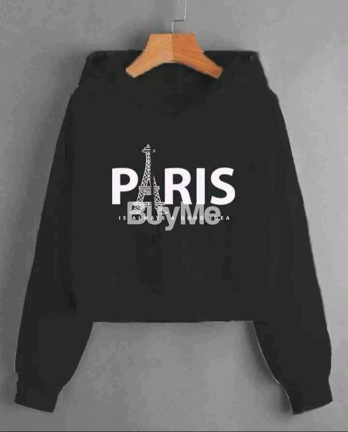 BLACK COLOUR LONG SLEEVES FASHION T - SHIRT FOR GIRLS