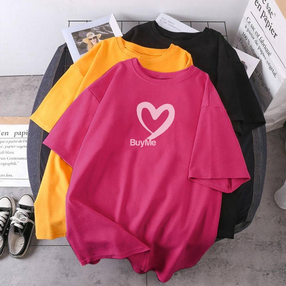 MINI HEART BAGGY T - SHIRT