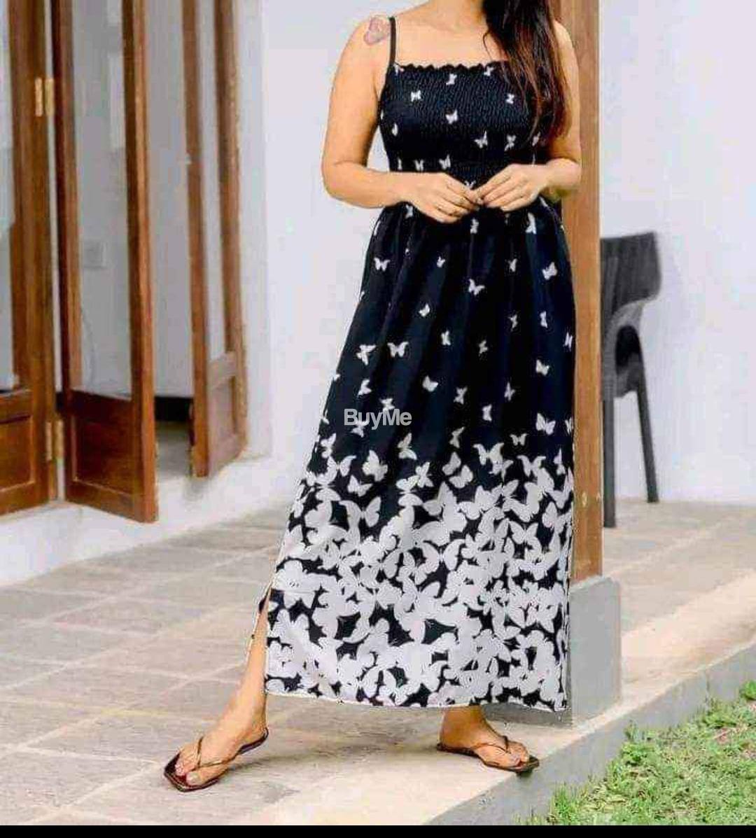 LONG DESIGNED FROCK