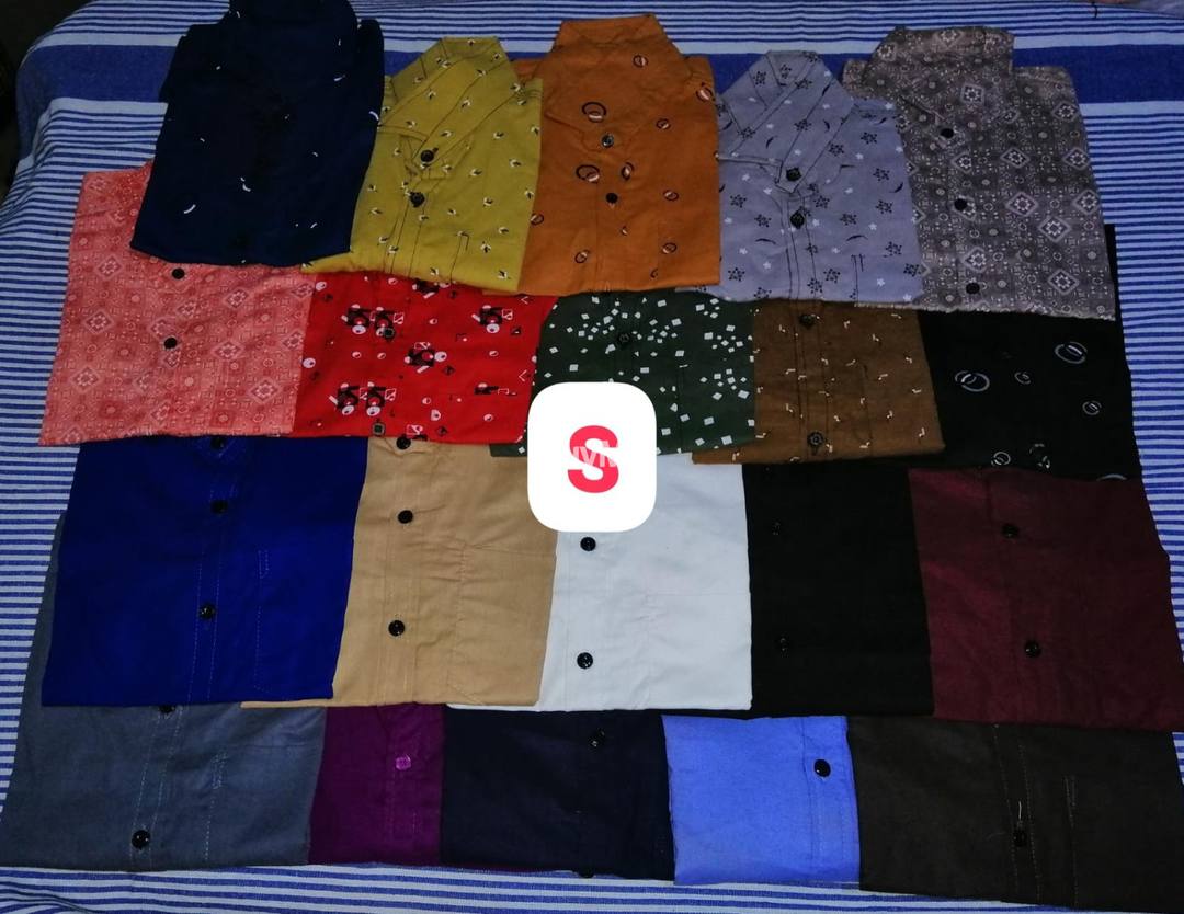COTTON MENS SHORT SLEEVE SHIRT