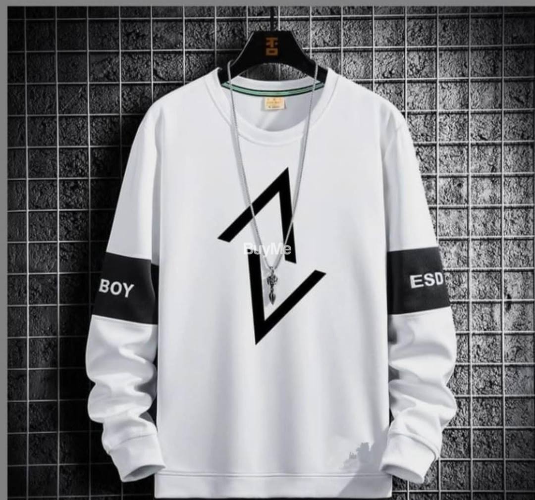 WHITE COLOUR LONG SLEEVED T SHIRT