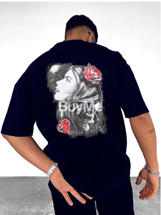 UNISEX DOUBLE SIDE PRINT T SHIRT