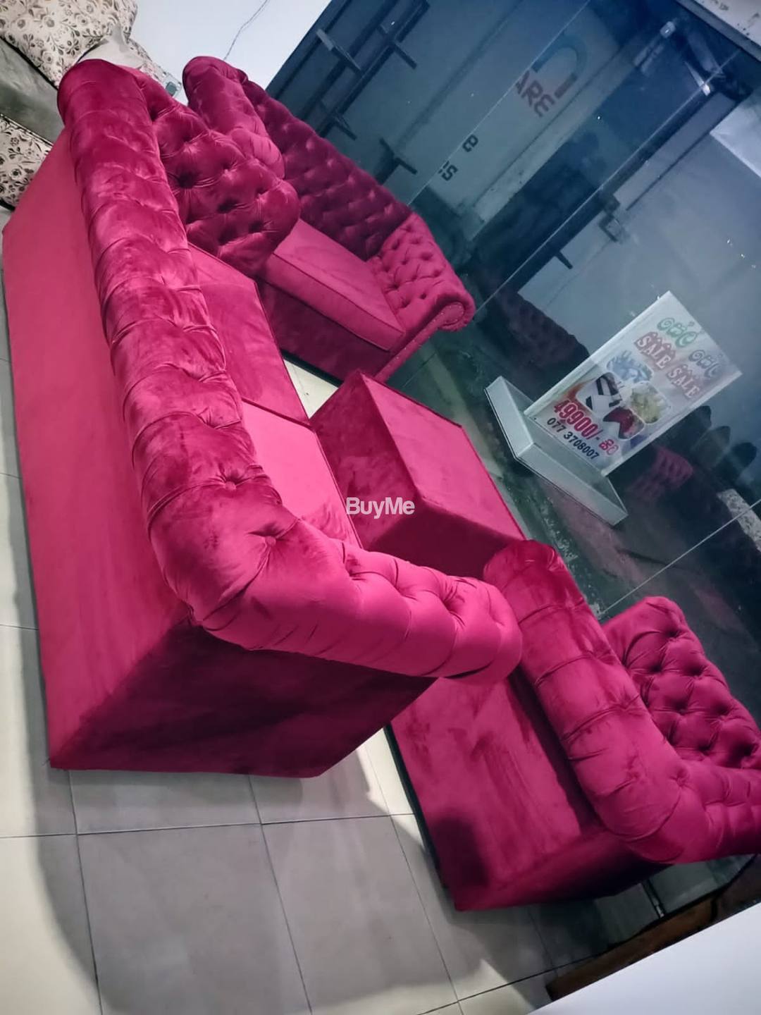 SOFA SET - PINK