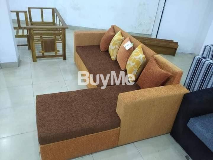 L SHAPE SOFA SET - 4