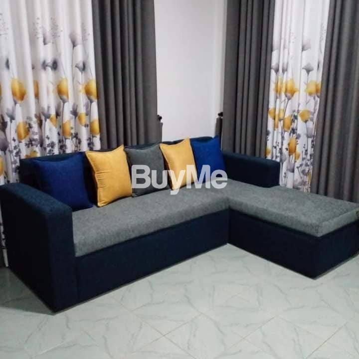 L SHAPE SOFA SET - 14