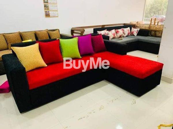 L SHAPE SOFA SET - 17